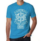 Letting Dreams Sail Since 2021 Mens T-Shirt Blue Birthday Gift 00404 - Blue / Xs - Casual