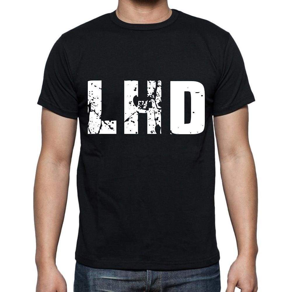 Lhd Men T Shirts Short Sleeve T Shirts Men Tee Shirts For Men Cotton Black 3 Letters - Casual