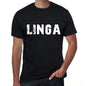 Linga Mens Retro T Shirt Black Birthday Gift 00553 - Black / Xs - Casual