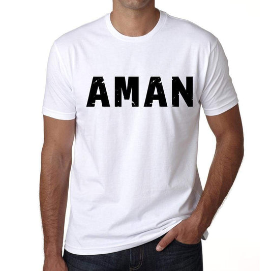 Mens Tee Shirt Vintage T Shirt Aman X-Small White 00560 - White / Xs - Casual