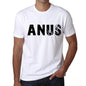 Mens Tee Shirt Vintage T Shirt Anus X-Small White 00560 - White / Xs - Casual