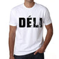 Mens Tee Shirt Vintage T Shirt Dèli X-Small White 00560 - White / Xs - Casual