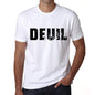 Mens Tee Shirt Vintage T Shirt Deuil X-Small White 00561 - White / Xs - Casual