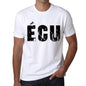 Mens Tee Shirt Vintage T Shirt Écu X-Small White 00559 - White / Xs - Casual