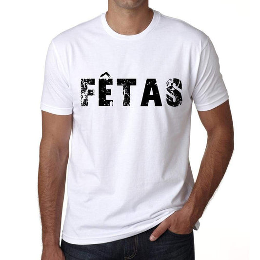 Mens Tee Shirt Vintage T Shirt Fêtas X-Small White 00561 - White / Xs - Casual