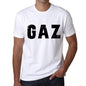 Mens Tee Shirt Vintage T Shirt Gaz X-Small White 00559 - White / Xs - Casual