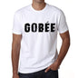Mens Tee Shirt Vintage T Shirt Gobèe X-Small White 00561 - White / Xs - Casual