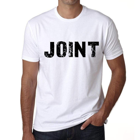 Mens Tee Shirt Vintage T Shirt Joint X-Small White 00561 - White / Xs - Casual