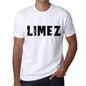 Mens Tee Shirt Vintage T Shirt Limez X-Small White 00561 - White / Xs - Casual