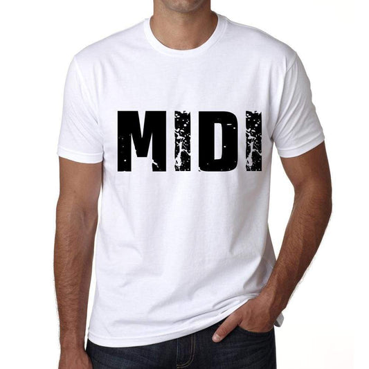Mens Tee Shirt Vintage T Shirt Midi X-Small White 00560 - White / Xs - Casual