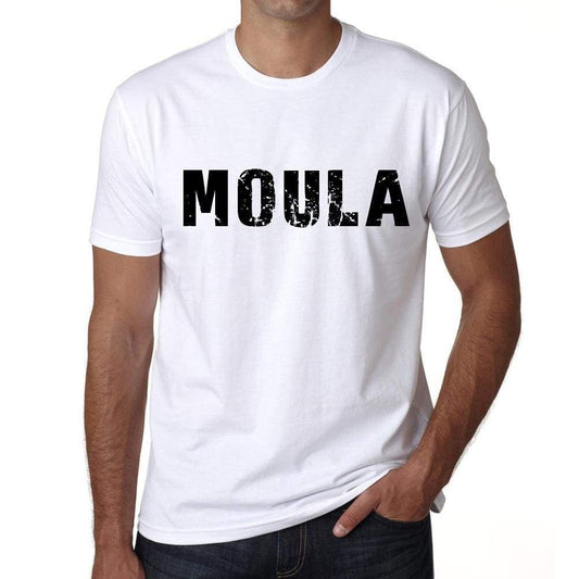 Mens Tee Shirt Vintage T Shirt Moula X-Small White - White / Xs - Casual