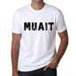 Mens Tee Shirt Vintage T Shirt Muait X-Small White - White / Xs - Casual