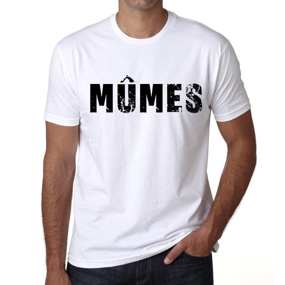 Mens Tee Shirt Vintage T Shirt Mûmes X-Small White - White / Xs - Casual