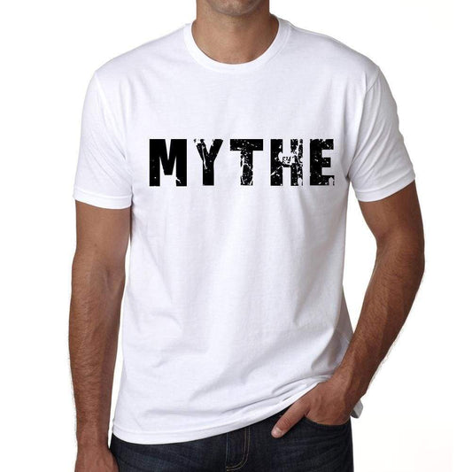 Mens Tee Shirt Vintage T Shirt Mythe X-Small White - White / Xs - Casual