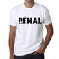 Mens Tee Shirt Vintage T Shirt Rénal X-Small White - White / Xs - Casual