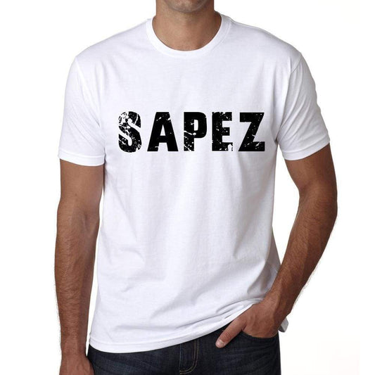 Mens Tee Shirt Vintage T Shirt Sapez X-Small White - White / Xs - Casual
