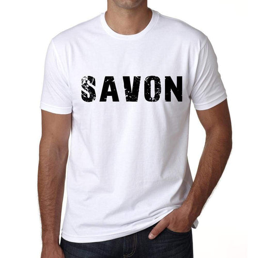 Mens Tee Shirt Vintage T Shirt Savon X-Small White - White / Xs - Casual