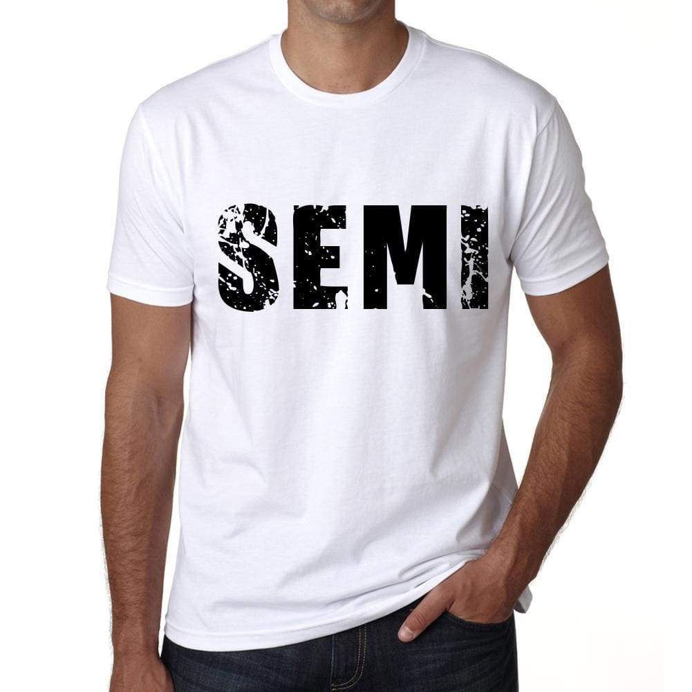 Mens Tee Shirt Vintage T Shirt Semi X-Small White 00560 - White / Xs - Casual