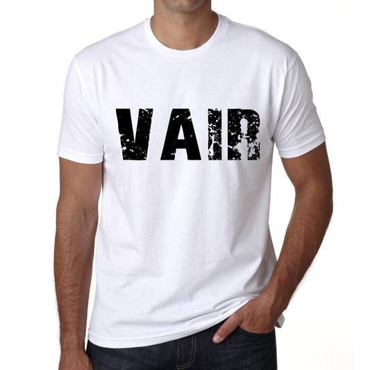 Mens Tee Shirt Vintage T Shirt Vair X-Small White 00560 - White / Xs - Casual