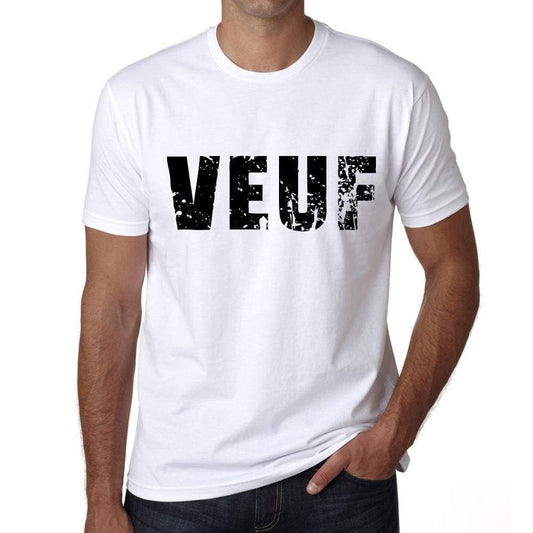 Mens Tee Shirt Vintage T Shirt Veuf X-Small White 00560 - White / Xs - Casual
