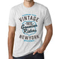 Mens Vintage Tee Shirt Graphic T Shirt Genuine Riders 1970 Vintage White - Vintage White / Xs / Cotton - T-Shirt