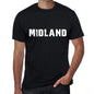 Midland Mens T Shirt Black Birthday Gift 00555 - Black / Xs - Casual