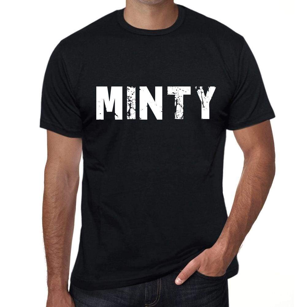 Minty Mens Retro T Shirt Black Birthday Gift 00553 - Black / Xs - Casual