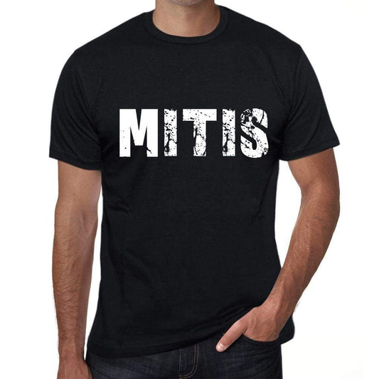 Mitis Mens Retro T Shirt Black Birthday Gift 00553 - Black / Xs - Casual