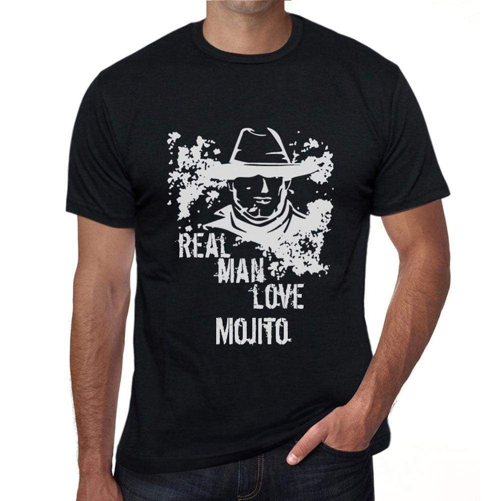 Mojito Real Men Love Mojito Mens T Shirt Black Birthday Gift 00538 - Black / Xs - Casual