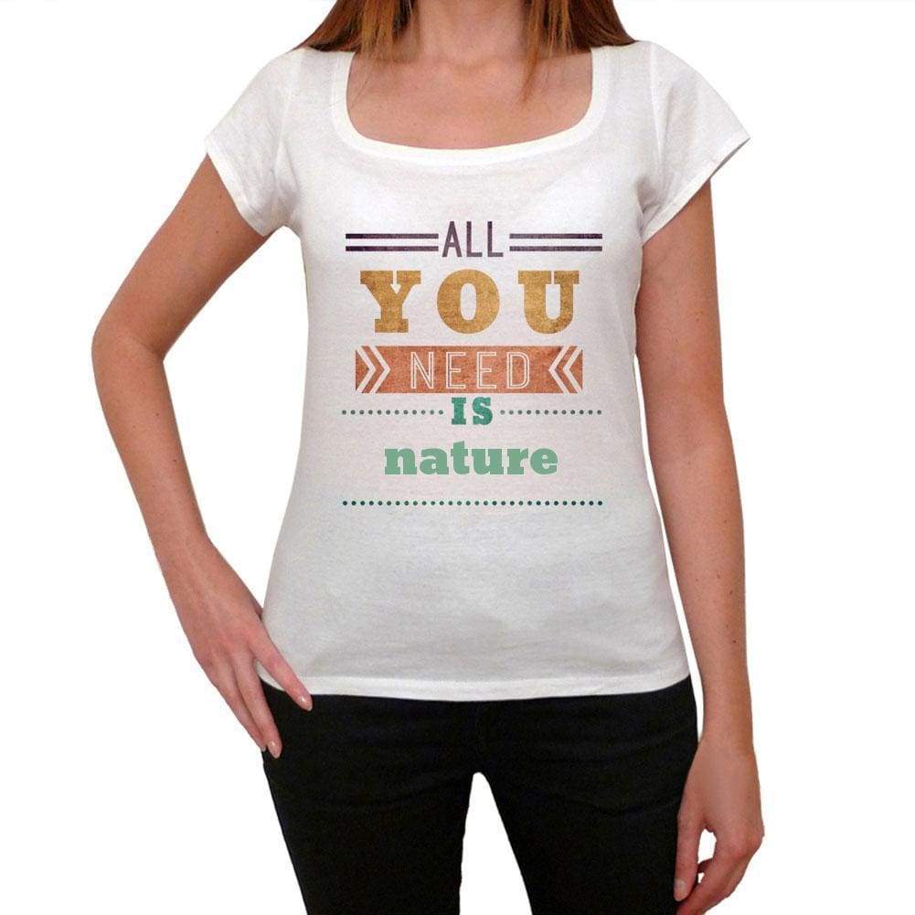 Nature Womens Short Sleeve Round Neck T-Shirt 00024 - Casual