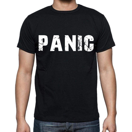 Panic Mens Short Sleeve Round Neck T-Shirt - Casual