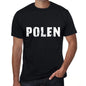 Polen Mens T Shirt Black Birthday Gift 00548 - Black / Xs - Casual