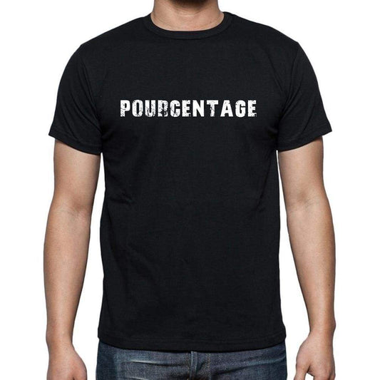 Pourcentage French Dictionary Mens Short Sleeve Round Neck T-Shirt 00009 - Casual
