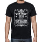 Premium Vintage Year 2020 Black Mens Short Sleeve Round Neck T-Shirt Gift T-Shirt 00347 - Black / S - Casual