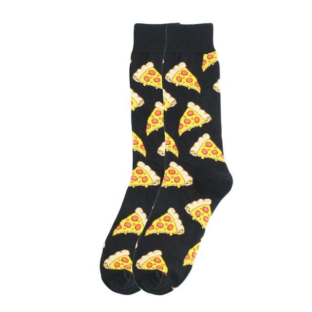 Happy Socks Fashion Hip Hop Skateboard Socks Cotton Cartoon Shark Pig Dog Food Hamburger Pizza Sushi Funny Men Women Calcetines