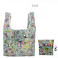 GABWE New Flamingo Recycle Shopping Bag Eco Reusable Shopping Tote Bag Cartoon Floral Shoulder Folding Pouch Handbags Printing