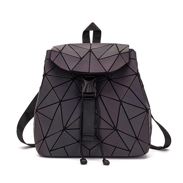 DIOMO Small Backpack Women Holographic Sequin Female Backpacks for Teenage Girls Bagpack Drawstring Bag Designer Korean Style