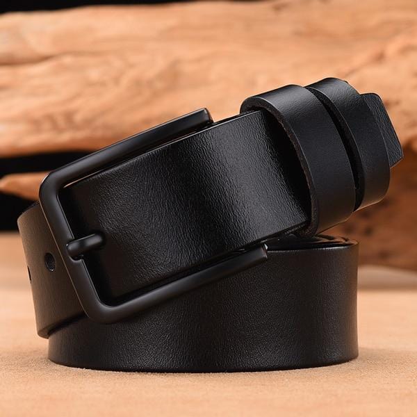 DWTS cow genuine leather luxury strap male belts for men new fashion classice vintage pin buckle leather belt male belt men