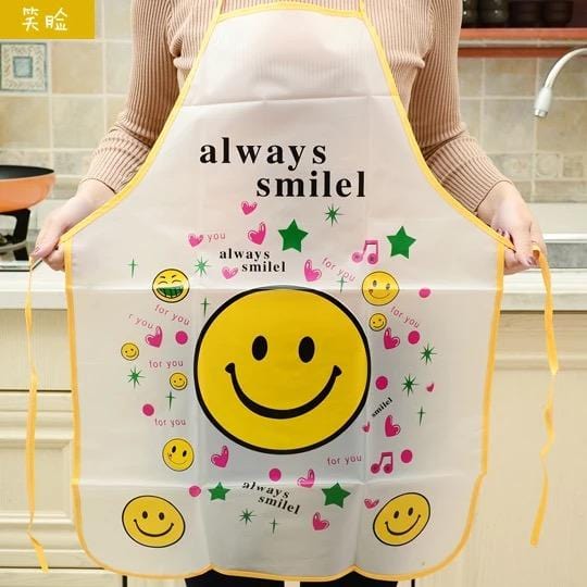 Cartoon Kitchen Apron Rabbit Printing Kids Apron BBQ Bib Apron For Women Cooking Baking Restaurant kids apron Pinafore 50*70cm