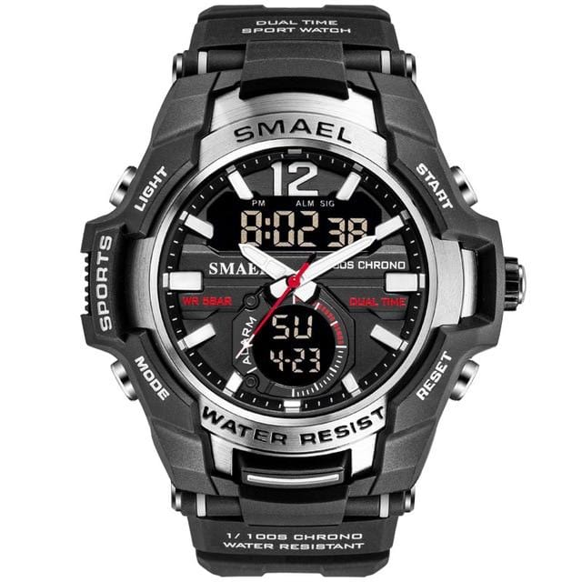 SMAEL 2020 Men Watches Fashion Sport Super Cool Quartz LED Digital Watch 50M Waterproof Wristwatch Men's Clock Relogio Masculino