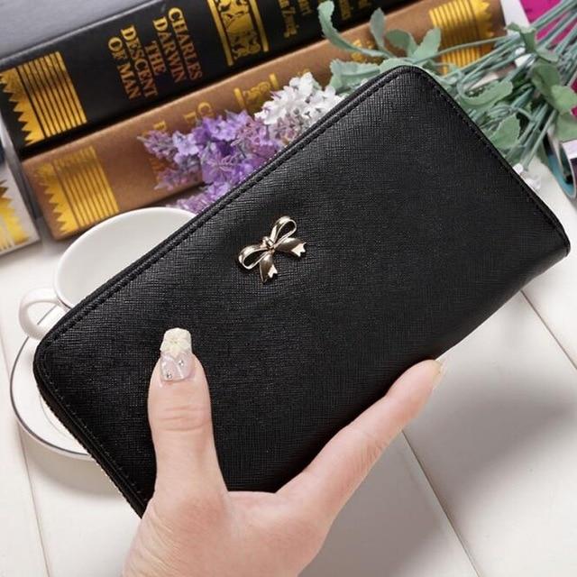 Long Women's Wallet Female Purses Tassel Coin Purse Card Holder Wallets Female Pu Leather Clutch Money Bag Pu Leather Wallet