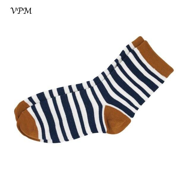 VPM Cotton Crew Women's Socks Casual Cute Streetwear Design Funny Alien Pig Dog Cat Space Print for Girl Gift