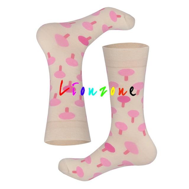 LIONZONE New Arrived Happy Socks With Saury Lobster skeleton Disenador StreetWear Calcetines Casual Crew Socks Funny Gift