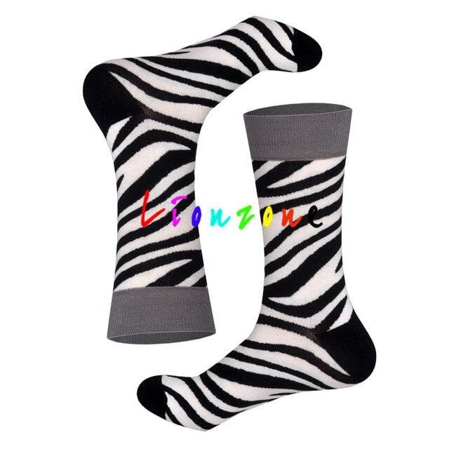 LIONZONE New Arrived Happy Socks With Saury Lobster skeleton Disenador StreetWear Calcetines Casual Crew Socks Funny Gift