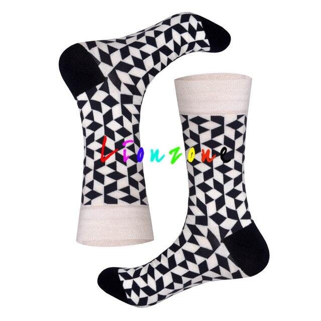 LIONZONE New Arrived Happy Socks With Saury Lobster skeleton Disenador StreetWear Calcetines Casual Crew Socks Funny Gift