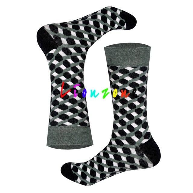 LIONZONE New Arrived Happy Socks With Saury Lobster skeleton Disenador StreetWear Calcetines Casual Crew Socks Funny Gift