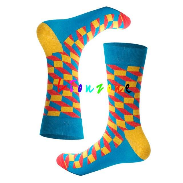 LIONZONE New Arrived Happy Socks With Saury Lobster skeleton Disenador StreetWear Calcetines Casual Crew Socks Funny Gift