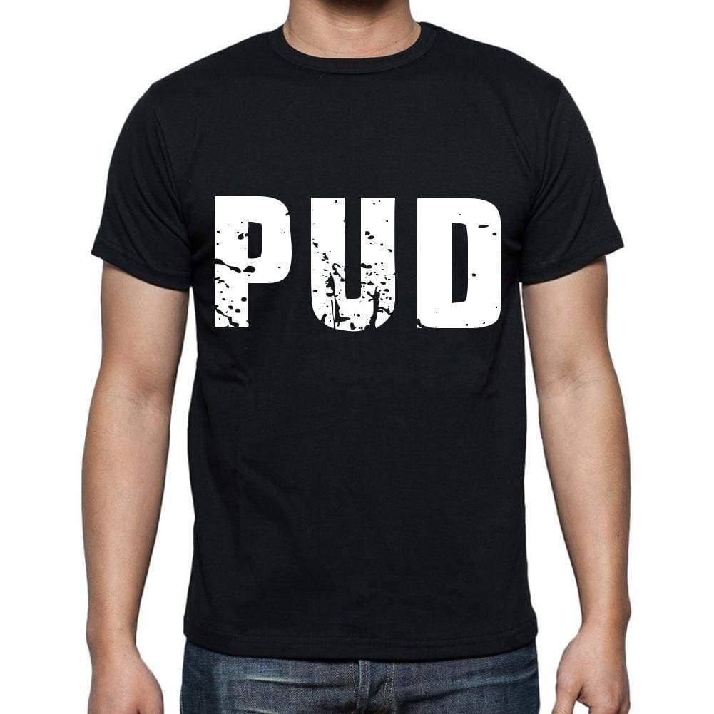 Pud Men T Shirts Short Sleeve T Shirts Men Tee Shirts For Men Cotton Black 3 Letters - Casual