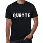 Qubyte Mens Vintage T Shirt Black Birthday Gift 00554 - Black / Xs - Casual