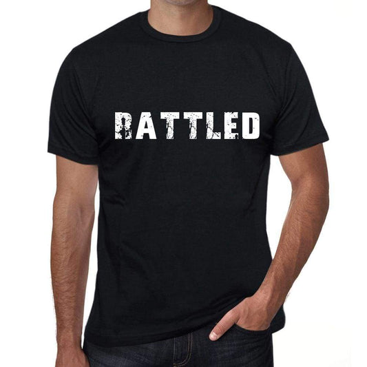 Rattled Mens T Shirt Black Birthday Gift 00555 - Black / Xs - Casual